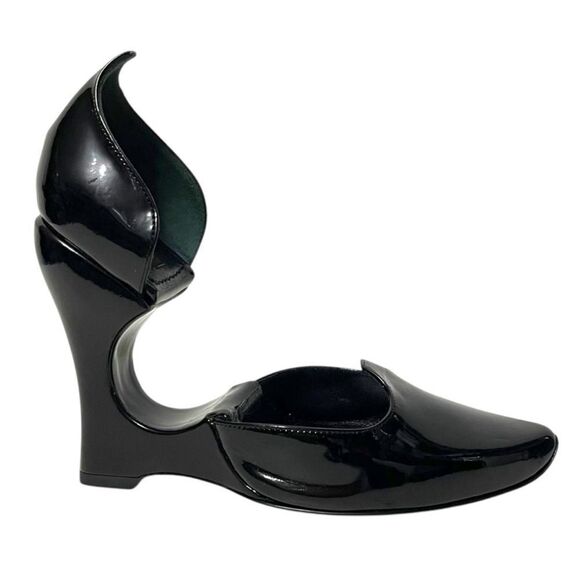 NWOB LOUIS VUITTON Authentic Extreme Babouche Cutout Archless Rip-Off Pumps 37 - Picture 1 of 14